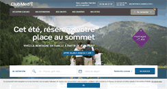 Desktop Screenshot of clubmed.fr